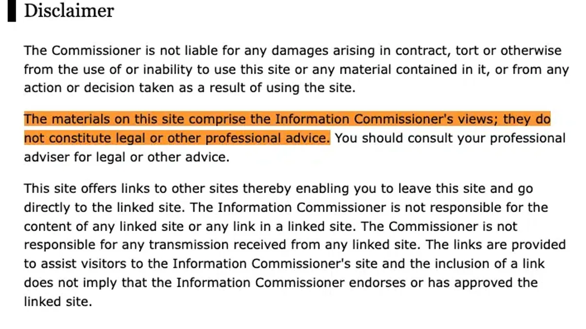 Digital Publishing Regulatory Compliance and Independent Disclaimer